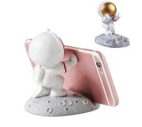 Nicoone Support de Téléphone Figurine D'astronautes,Mignon Bureau Astronautes Décoration,Support Téléphone pour Décoration de Bureau