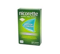 Nicorette 2 mg classique sans sucre 30 gommes à mâcher