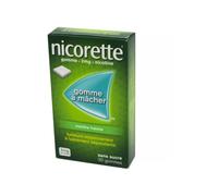 Nicorette 2 mg menthe fraîche sans sucre 30 gommes à mâcher