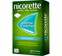 Nicorette® menthe glaciale s/s 2 mg Gummies 105 pc(s)