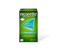 Nicorette 4mg Nicotine Gommes À Mâcher Menthe Glaciale Sans Sucre 105 Pièces