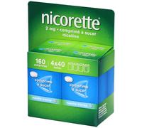Nicorette Comprimé à sucer 160 comprimés Comprimé(S) pc(s)