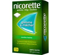Nicorette® menthe fraiche s/s 4 mg Gummies 30 pc(s)