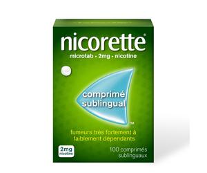 Nicorette® microtab 2 mg Comprimés Sublinguaux 100 pc(s)