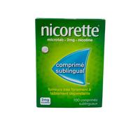 Nicorette® microtab 2 mg Comprimés Sublinguaux 100 pc(s)
