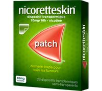 NicoretteSkin 10mg/16H Nicotine Dispositif Transdermique 28 Patchs