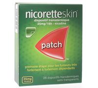 Nicoretteskin 25mg/16h Boîte de 28 patchs