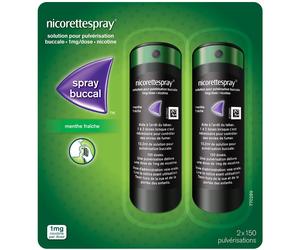 Nicorettespray® Spray Buccal Menthe fraîche 1 mg/dose Solution(S) Buvable(S) 26,4 ml