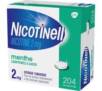 Nicotinell 2mg Nicotine Menthe 204 Comprimés À Sucer