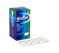 Nicotinell Menthe 2mg Pastilles de Nicotine Comprimées - 96 Pastilles Extra Fortes - Sans Sucre