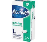 Nicotinell® Menthe 1 mg Comprimé(S) À Sucer 36 pc(s)
