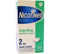 Nicotinell® Menthe 2 mg Comprimé(S) À Sucer 36 pc(s)