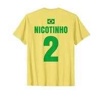 Nicotinho Brésil Sauf Maillot de fête pour homme T-Shirt