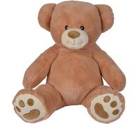 NICOTOY 6305810005 Ours en Peluche Brun, Recycled, Durable, 66cm, +0m