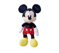 NICOTOY 6315870225 Disney Mickey, 25 cm, Noir, Rouge, Jaune, Peluche, +0m