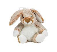 Nicotoy Doudou Lapin Peluche Roux 25 cm