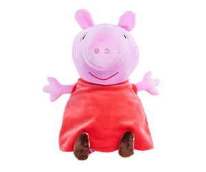 NICOTOY Simba Pig Peluche Peppa sonore 25 cm, 109261009, Blanc/Beige