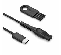 Nicpower Câble de charge USB-C pour rasoir électrique Philips Norelco 2000 2400 2600 3600 3900 5400 5000X 7200 i9000 Wet & Dry Series 3000 5000 7000, pour Phillips One Blade QP2724 QP2724 QP224 QP224