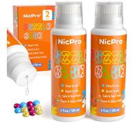Nicpro Colle Puzzle 120 ML × 2, avec tête éponge, préserve Les Puzzles Finis, séchage Rapide, Non Toxique et Transparente, Soluble dans l'eau, Colle pour Puzzle 1000/3000/5000 pièces