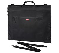Nicpro légère pochette pour portfolio d'artiste, 54 x 69cm (20 x 26 pouces) porte dessin avec bandoulière amovible, coins en cuir, pour transporter et ranger œuvres d'art, affiches, croquis et dessins