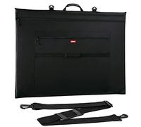Nicpro Sacoche d'art légère, 81 x 107 cm, Extra-Large, avec bandoulière Amovible, Coins en Cuir, étui de Rangement pour œuvres d'art, Toiles, Posters, Croquis et Dessins.