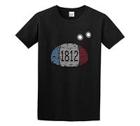 Nicram Design DRD 1812 Unisex 100% Cotton Short-Sleeve T-Shirts Black M
