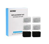 NICREW Accessoires de Filtre Aquarium Magi Mini & Magi200, Média Filtrant | Remplacement Facile, Filtration au Charbon Actif, Aide à Maintenir une Eau Claire, Conçu pour les Filtres Magi