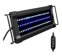 NICREW ClassicLED G2 Éclairage Aquarium, Rampe LED Étanche avec 2 Canaux Contrôleur, Lumières Blanches et Bleues, Lampe LED Aquarium 30-43 cm, 11 W, 835 LM