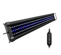 NICREW ClassicLED G2 Éclairage Aquarium, Rampe LED Étanche avec Contrôleur, Lumières Blanches et Bleues, 3 Modes de Minuterie en Option, Lampe LED Aquarium 90-125 cm, 32 W, 2500 LM