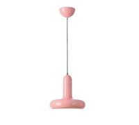 NICRX Suspension Luminaire Moderne Coloré avec Douille E27 et Câble Réglable 150cm, Plafonnier Métal Peint pour Cuisine, Chambre, Salle à Manger, Café ou Intérieur Minimaliste (Rose)