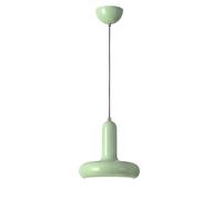 NICRX Suspension Luminaire Moderne Coloré avec Douille E27 et Câble Réglable 150cm, Plafonnier Métal Peint pour Cuisine, Chambre, Salle à Manger, Café ou Intérieur Minimaliste (Vert menthe)