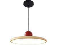 NICRX Suspension Moderne UFO - Lampe Suspendue LED 36W Dimmable,Hauteur Réglable avec 3 Températures de Couleur,Luminaire en Acrylique et Métal pour Salle à Manger,Salon,Café (Blanc)