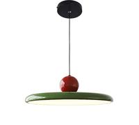 NICRX Suspension Moderne UFO - Lampe Suspendue LED 36W Dimmable,Hauteur Réglable avec 3 Températures de Couleur,Luminaire en Acrylique et Métal pour Salle à Manger,Salon,Café (Vert)