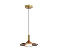 NICRX Vintage Suspension LED Hauteur Réglable,25cm Imitation Bois Abat-jour,3 Températures de Couleur (3000K/4000K/6000K)Intérieur Plafonnier luminaire pour Salon,Salle à Manger,Chambre,Cuisine (25cm)