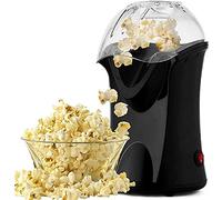Nictemaw Machine à Pop-corn, Appareil à Pop-corn à Air Chaud avec une ouverture large, 1200 W, 16 x 18 x 30 cm