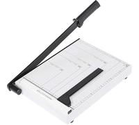 Nictemaw Massicot A4 Capacité 10 Feuilles, Lame Sécurisée, Blanc