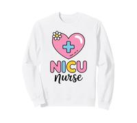 NICU Infirmière Amour Coeur Soins Néonatals Appréciation Design Sweatshirt