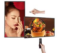 Nicvrea Boîte Interactive publicitaire avec Lecteur Multimédia, Écran LCD, USB Plug & Play, Paysage/Portrait et Lecture en Boucle 32inch