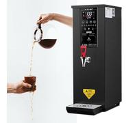 Nicvrea Chauffe-Eau Instantané Professionnel 25 L avec Distributeur Automatique | Chauffe-Eau Électrique 1000 W, Économie d'Énergie, pour la Restauration, Les Restaurants et Les Bureaux Black