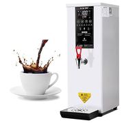 Nicvrea Distributeur d'eau Chaude Professionnel en Acier Inoxydable, 1000 W, Chauffage Rapide, Débit de 60 l/h, pour Bureaux, Cafés, Salons de Thé et Traiteurs White