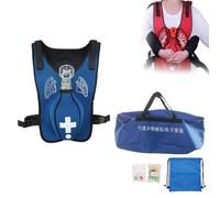 Nicvrea Gilet d'Entraînement à La Simulation d'Obstruction des Voies Respiratoires avec Coup dans Le Dos, Gilet d'Entraînement à La Simulation d'Obstruction des Voies Respiratoires,Blue-Children