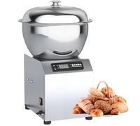 Nicvrea Pétrin à Spirale Électrique Professionnel en Acier Inoxydable, Pétrin à Pain de Cuisine, Pétrin à Spirale Robuste pour Restaurant, Boulangerie, Pizzeria 5kg