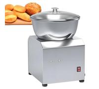 Nicvrea Pétrin à Spirale Professionnel, Pétrin à Double Rotation avec Cuve en Acier Inoxydable, Couvercle et Minuterie, Pétrin à Spirale Électrique pour Restaurants 3kg