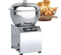 Nicvrea Pétrin à Spirale Professionnel, Pétrin à Spirale Professionnel, Pétrin à Cuve Amovible avec Double Rotation et Minuterie, pour Restaurants, Pizzerias et Boulangeries 5kg