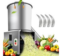 Nicvrea Râpe à Légumes Professionnelle, 3 500 TR/Min pour Une Découpe Rapide, Idéale pour La Transformation des Aliments pour Volailles, Coupe-Légumes en Acier Inoxydable 2400W