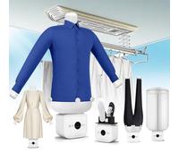 Nicvrea Repasseur Automatique, Modèle Amélioré, Sèche-Linge Mains Libres, Repassage en 8 Minutes, Programme Doux pour Tous Les Tissus (Chemises et Pantalons) D