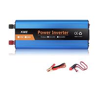 Niczu Convertisseur de Tension de Véhicule 500W 1200W 2000W 2600W DC 12V 24V 36V 48V 60V vers AC 110V 220V avec Pinces Crocodiles pour Allume-Cigare et Affichage,2600W-48V