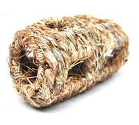 Nid à foin pour rongeurs Tube d'herbe Nid pour hamster Nid d'herbe Foin Accessoires pour rongeurs 19 cm