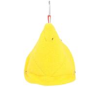 Nid Balançoire à Oiseaux pour Perroquet, Suspendu, Peluche Bois Jaune | Chaud, Usage Suspendu, pour Oiseaux Domestiques et Perroquets, Accessoire Doux