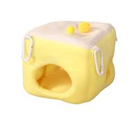 Nid Chaud Et Douillet Pour Hamster De Compagnie | Accessoires De Cage Avec Hamac Chaud Et Confortable Pour Chinchilla,Maison De Habitat Avec Grotte Pour Hérisson,Pour Lapins Furets Et Autres Animaux D